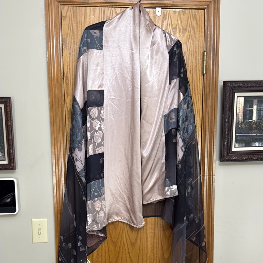 Donna Jessica Pink and Black Chic Wrap